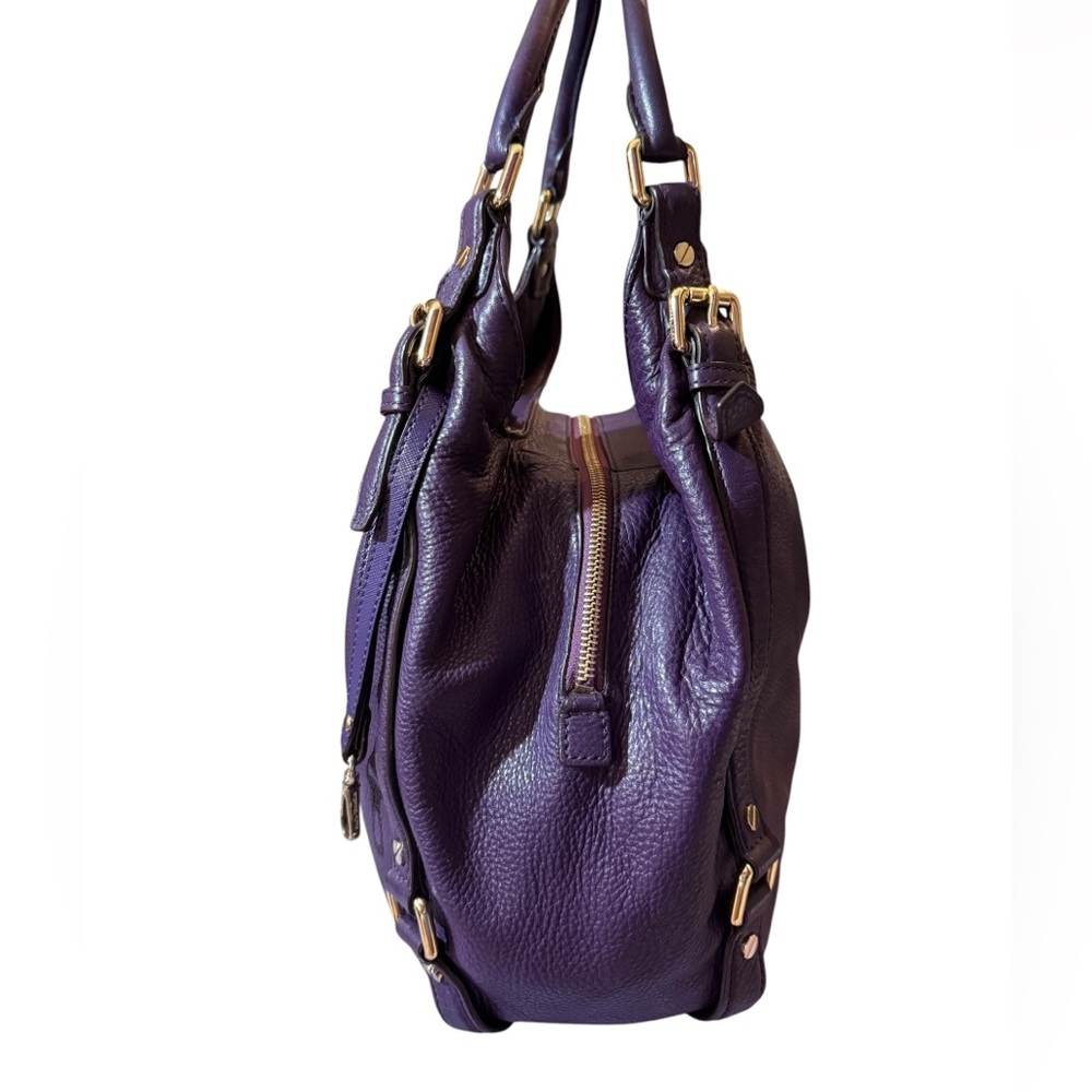 Michael Kors Bedford Large Shoulder Bag in Violet/Purple - Picture 3 of 16